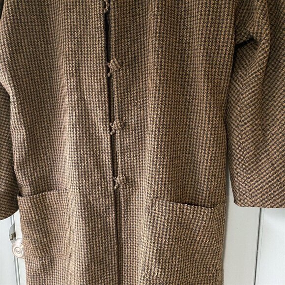 Vintage Skirt Suit Marianne Novobatzky NY Lagenlook Houndstooth Jacket Modest - Picture 2 of 8